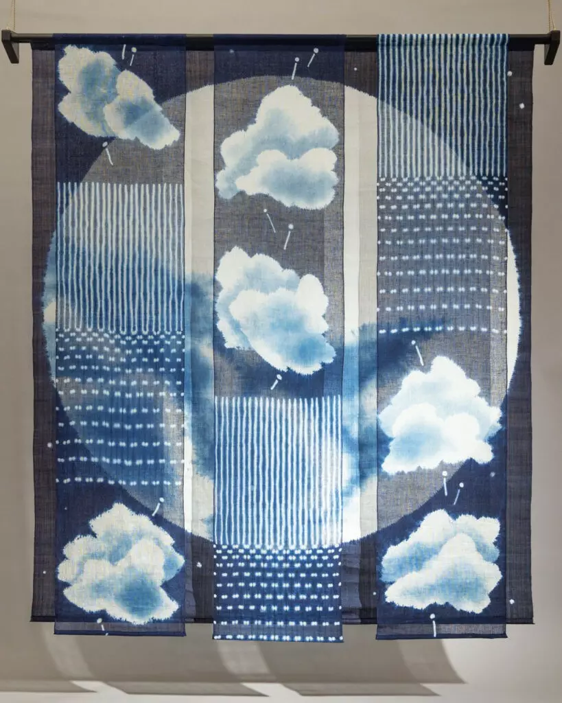 Norens Tapestry “I'll Continue Tomorrow” | Dyeing | Kogei Art KYOTO