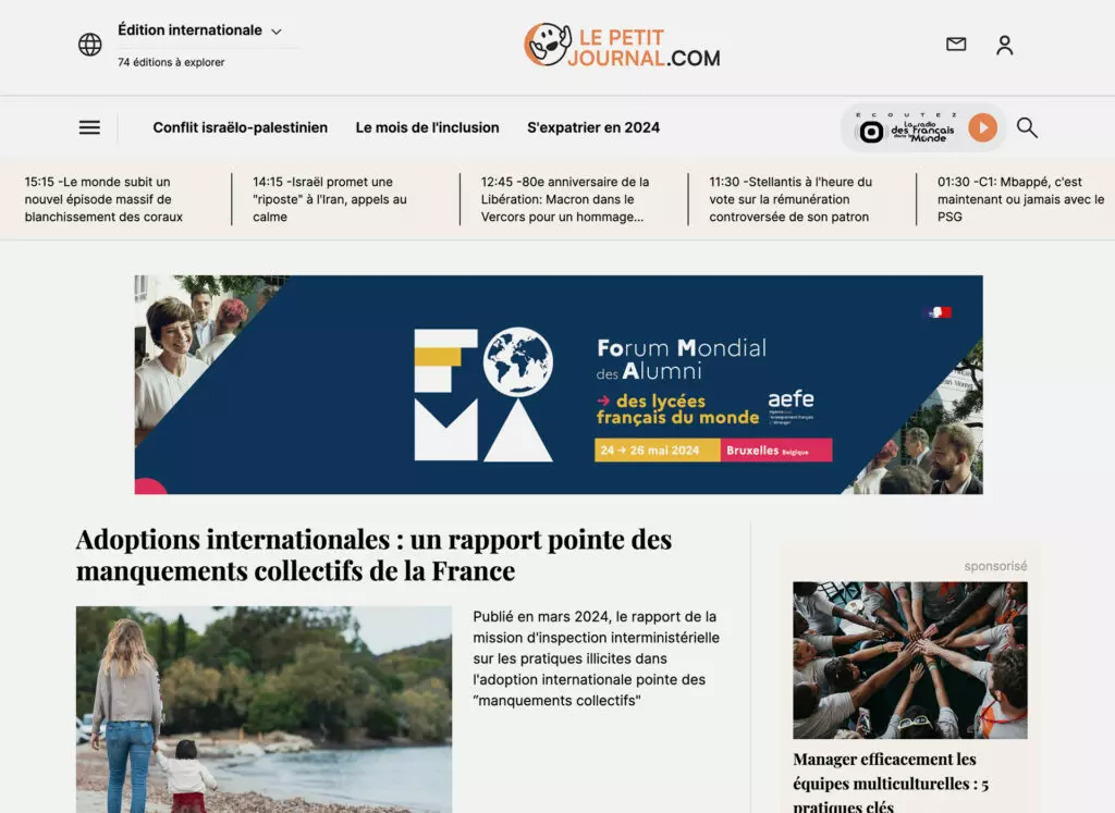 Le Petit Journal Internatinal