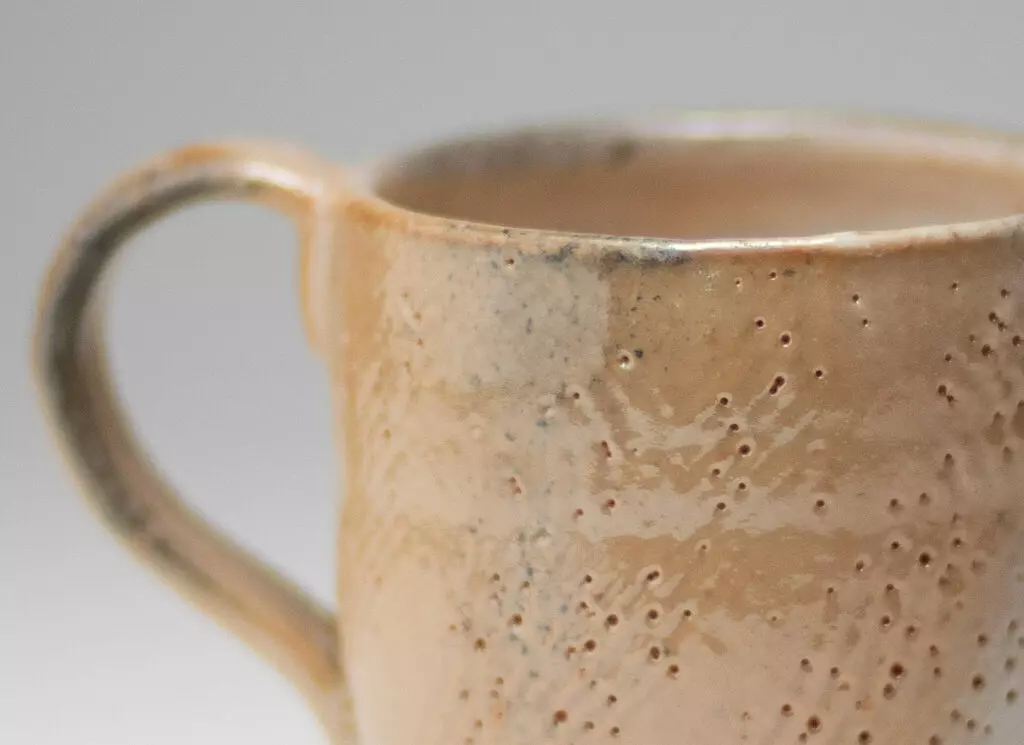 Shino coffee cup by Makimasa Imai @Kogei Art KYOTO -Life-