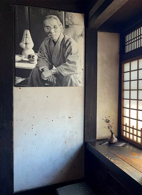 KAWAI KANJIRO'S HOUSE Portrait photo of Kanjiro Kawai