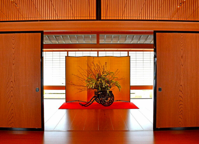 Ikebana in Kyoto State Guest House