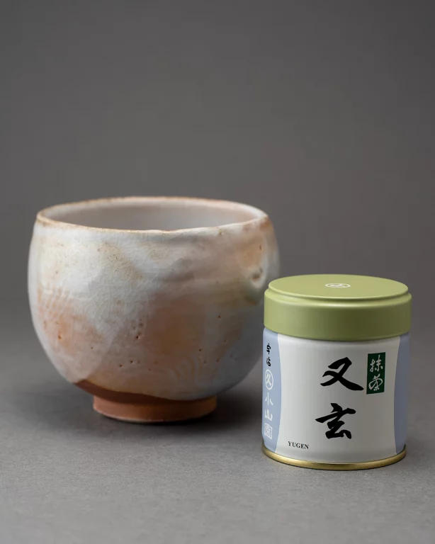 Shino all-purpose Tea Bowl and Marukyu Koyamaen Matcha "Yugen"