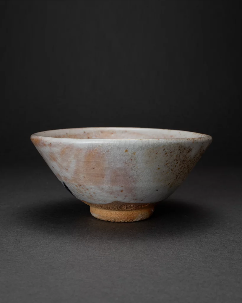 Blue Cloud Shino Matcha tea bowl | Ceramic | Kogei Art KYOTO