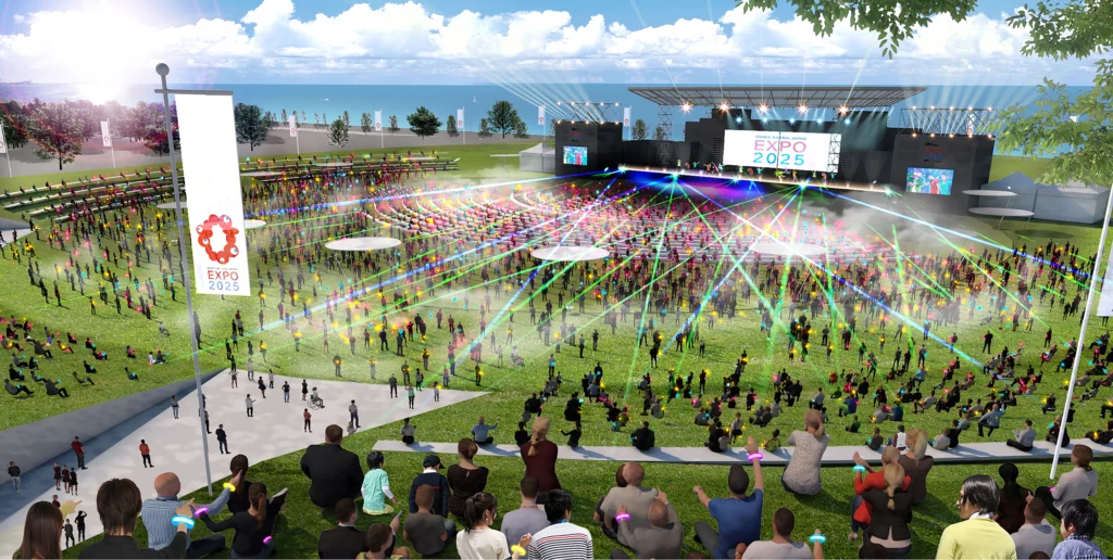 Image of the outdoor event square
Provided by: Japan Association for the 2025 World Exposition