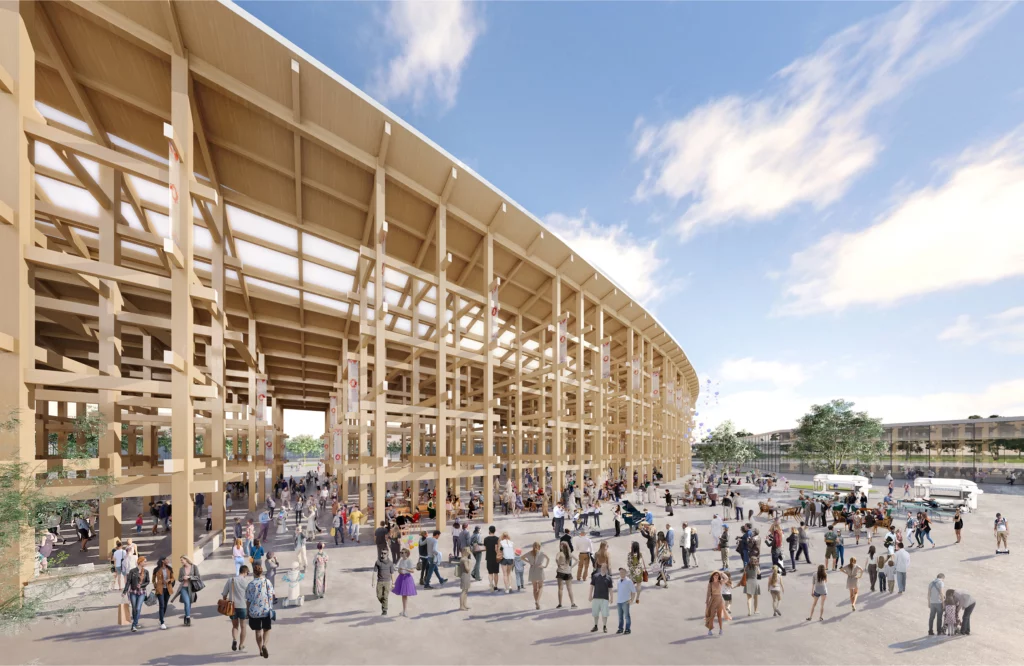 Perspective view of the venue (exterior of the ring)
Provided by: Japan Association for the 2025 World Exposition