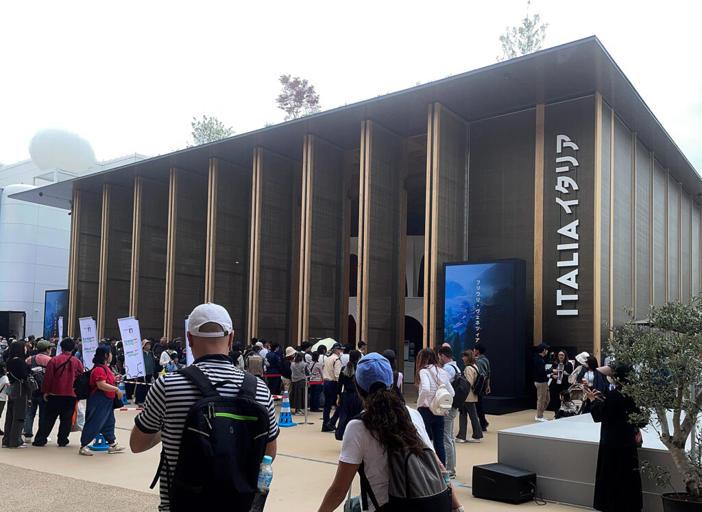 Italia Pavilion at The Expo 2025 Osaka, Kansai, Japan,