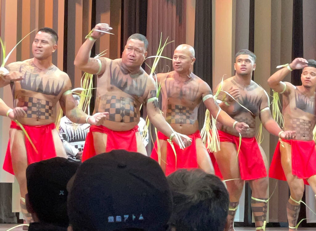 Dance by dancers from Palau