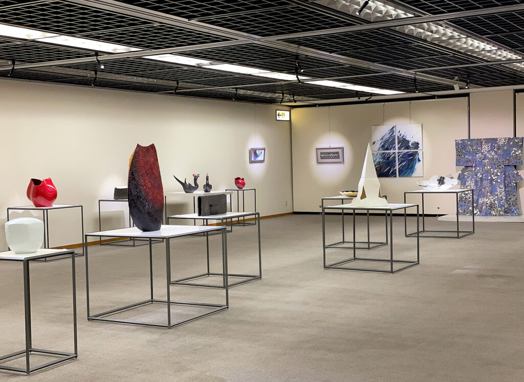the JAPAN-KOREA Craft Exchange Exhibition venue