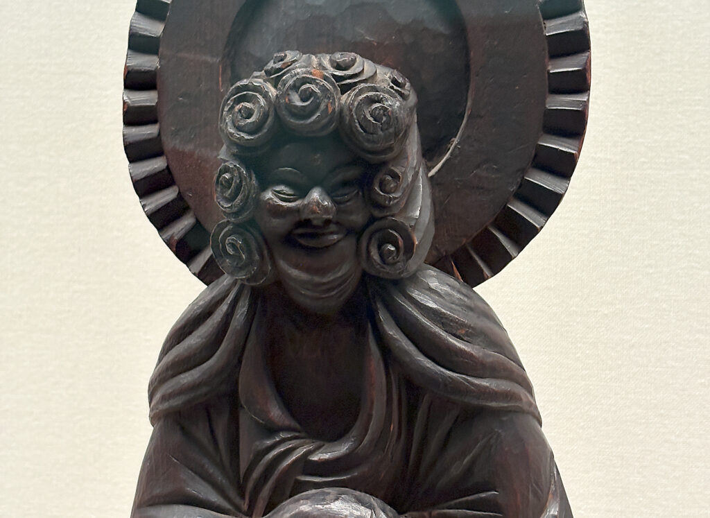 MOKUJIKI, Myoman Seated Statue of Sozukaba