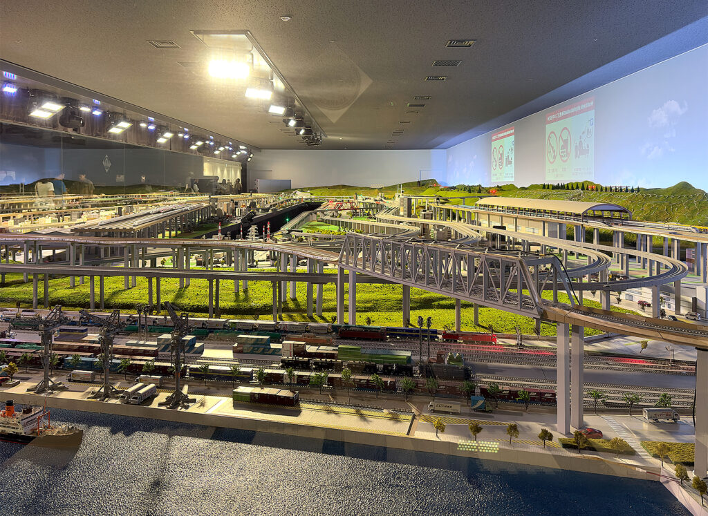 massive railway diorama