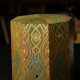 Octagonal Lidded Box with Kirikane Design: “Sprouting” by Ai Imamura
